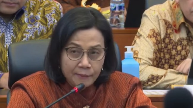 Menteri Keuangan (Menkeu) Sri Mulyani pamit kepada personil majelis dalam Rapat Badan Anggaran (Banggar) DPR RI pada Selasa (17/9), sembari menangis.