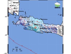 Gempa M 5 di Garut, Terasa di Bandung