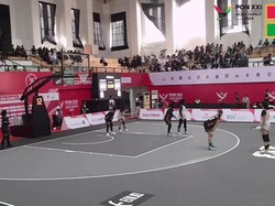 Jendela Venue Basket PON XXI Copot gegara Angin, Penonton Terkena Pecahan Kaca