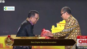 Pos Indonesia Raih Best Digital Service Innovation dari CNN Indonesia