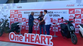 Honda EM1 e Dipakai Pebalap untuk Mobilitas di MotoGP Mandalika 2024