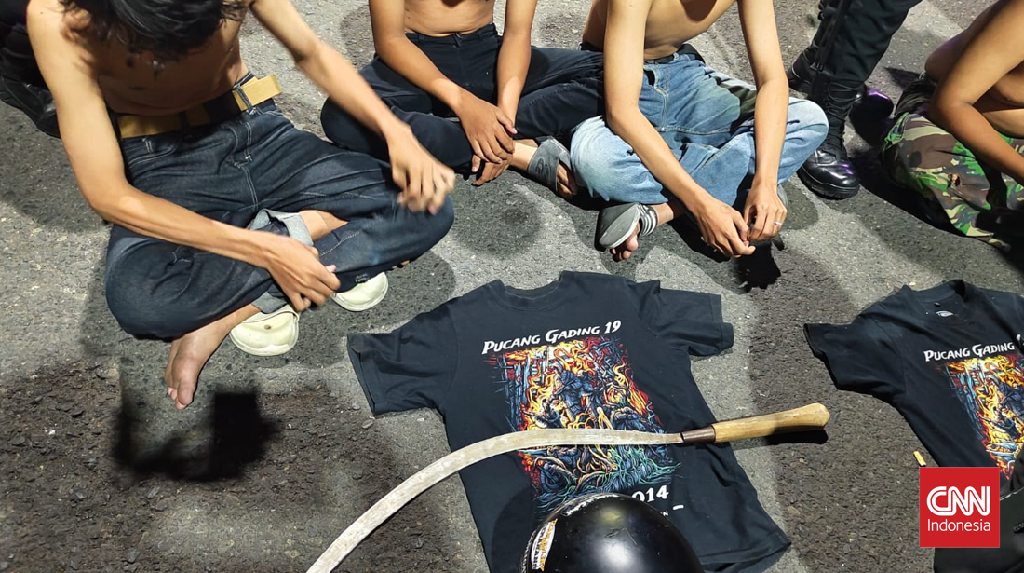 Geng Motor Bercelurit Berulah di Sukabumi, 4 Orang Bersimbah Darah