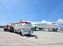 Perdana! Citilink Mulai Pakai Avtur dari Minyak Jelantah Pertamina