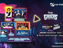 Yuk Beli Tiket Livin Gamers Festival Rp 0*, Ada J-Rocks & Vierratale