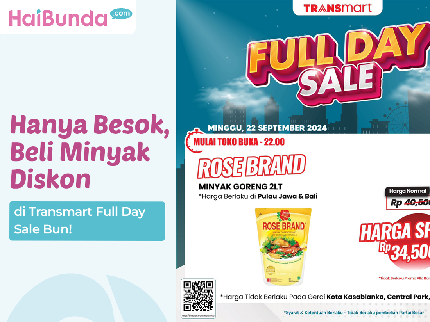 Hanya Besok, Beli Minyak Diskon di Transmart Full Day Sale Bun!