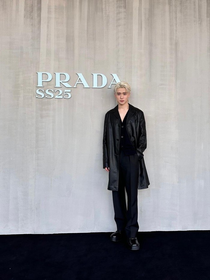 Pada Kamis, (19/9), Jaehyun NCT menjadi salah satu selebriti Korea yang hadir dalam Prada Spring/Summer 2025 show./ Foto: instagram.com/nct