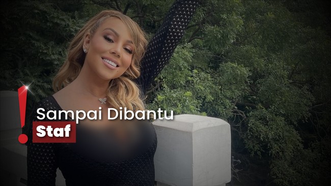 Heboh! Mariah Carey Naik ke Tembok China Pakai Heels