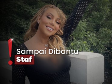 Heboh! Mariah Carey Naik ke Tembok China Pakai Heels