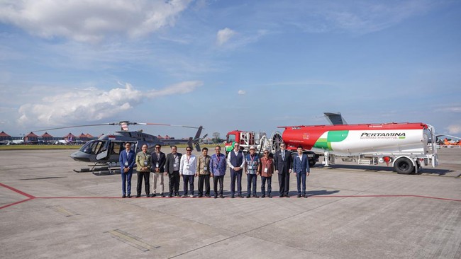 Pertamina Patra Niaga bekerja sama dengan SGI dan Bell Textron, meluncurkan helikopter Bell 407 berbahan bakar SAF pertama di Indonesia.