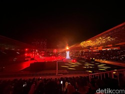 Belasan Ribu Penonton Antusias Saksikan Closing Ceremony PON XXI di Sumut