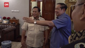 VIDEO: Momen Prabowo Bertemu SBY Sembari Makan Siang dan Ngopi Bareng