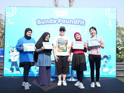 Keseruan Para Bunda Ikut Poundfit with J Trust Bank, Pulang Bawa Hadiah dari Fun Games