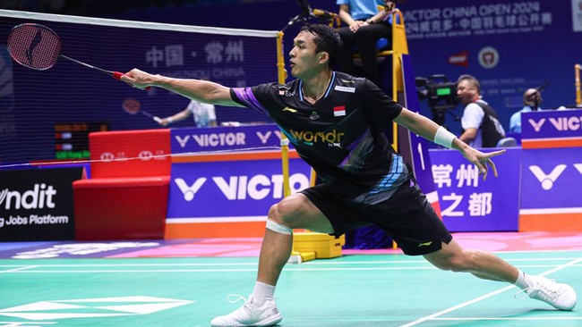 Jonatan Christie dan Gregoria Mariska Tunjung akan tampil dalam semifinal Arctic Open 2024, Sabtu (12/10).