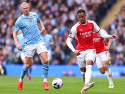 Gabriel Santai soal Dilempar Bola oleh Haaland
