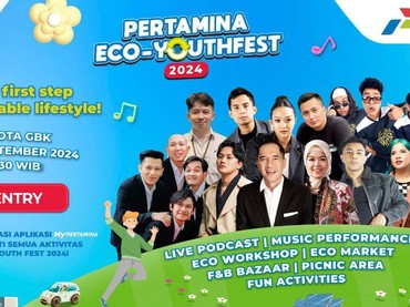 img-title Pertamina Eco Youth Fest 2024 Digelar Hari Ini, Ajak Generasi Muda Rasakan Serunya Kurangi Emisi