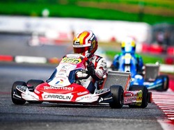 Qarrar Firhand Ali Pole di Campiano Italiano Aci Karting