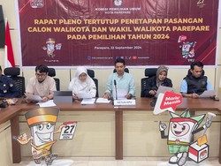 KPU Tetapkan 4 Paslon Pilwalkot Parepare, Ijazah Tasming Hamid Dinyatakan Sah