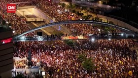 VIDEO: Ribuan Warga Israel Demo Lagi di Tel Aviv Tuntut Netanyahu
