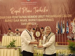 Lawan Kotak Kosong, Sadewo-Lintarti Dapat Nomor Urut 1 di Pilkada Banyumas