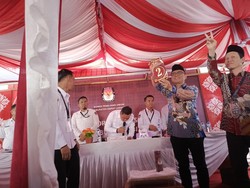 Paslon Tunggal Pilbup Empat Lawang Joncik-Arifai Dapat Nomor Urut 2