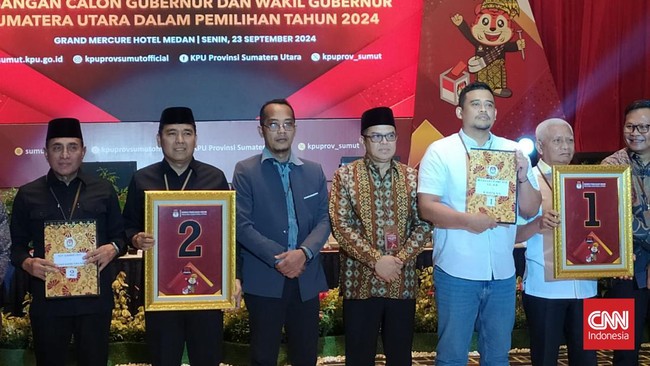 Survei Litbang Kompas mencatat elektabilitas Bobby Nasution jauh mengungguli Edy Rahmayadi di Pilgub Sumut 2024.