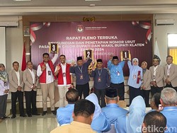 Nomor Urut Pilkada Klaten: Yoga-Sova 1, Herry-Wahyu 2, Hamenang-Benny 3