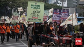 Poin-poin Tuntutan Massa Demo Hari Tani Nasional di DPR
