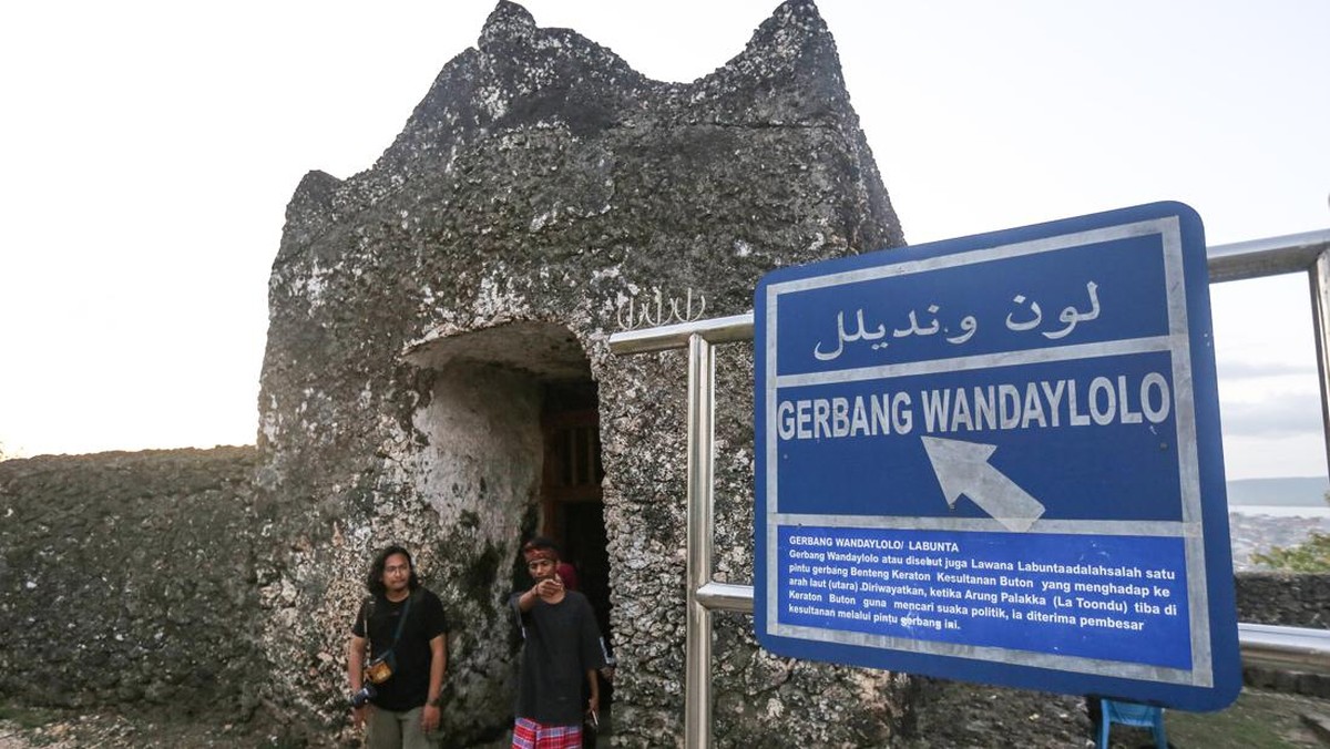 FOTO: Benteng Keraton Kesultanan Buton Terluas, Masuk Buku Rekor Dunia