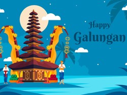 15+ Twibbon Hari Raya Suci Galungan 2025, Dirayakan 23 April