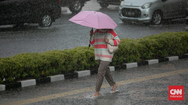 Hujan lebat mengguyur sejumlah wilayah Jakarta dan sekitarnya pada Sabtu (2/11) sore hingga memicu pohon tumbang di sejumlah daerah.