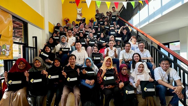 KB Bank menggelar "Community Development, Meningkatkan Literasi Keuangan dan Pemberdayaan UMKM" di Desa Muktiwari, Jawa Barat pada Sabtu (7/9).