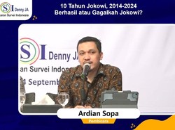 LSI Denny JA Beri 7 Rapor 10 Tahun Jokowi: Ada Merah, Biru dan Netral