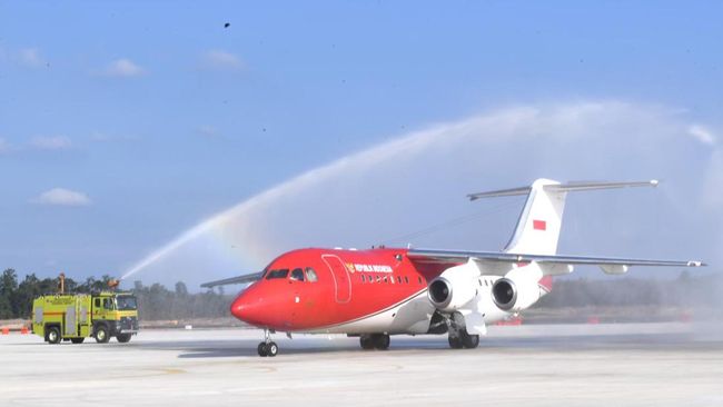 Bandara IKN Akan Diuji Pendaratan Pesawat Lebih Besar dari RJ85 Jokowi