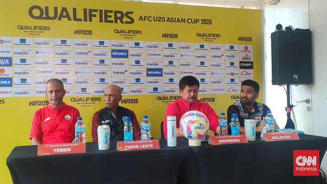 Indra Sjafri membeberkan kondisi terkini Timnas Indonesia U-20 menjelang laga pembuka Grup F Kualifikasi Piala Asia U-20 2025.