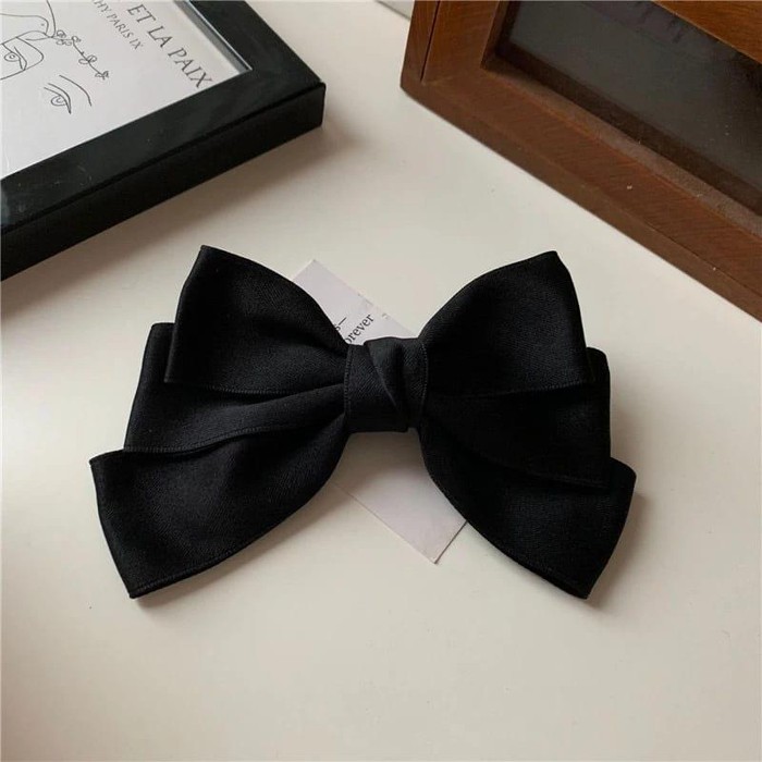 Town Shell Reggy Korean Bow Hair Claw Clip
