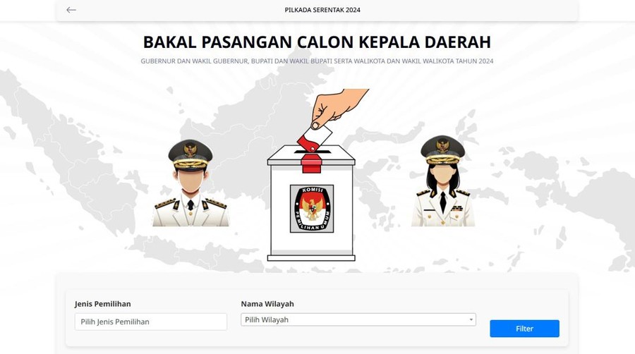 Cara Cek Paslon Pilkada 2024