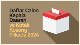 INFOGRAFIS: Daftar Calon Kepala Daerah vs Kotak Kosong