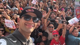 Disambut Ribuan Fans, Martin Gak Sabar Ngegas di MotoGP Mandalika
