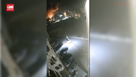 VIDEO: Detik-detik Rudal Israel Hantam Kota Pesisir di Lebanon