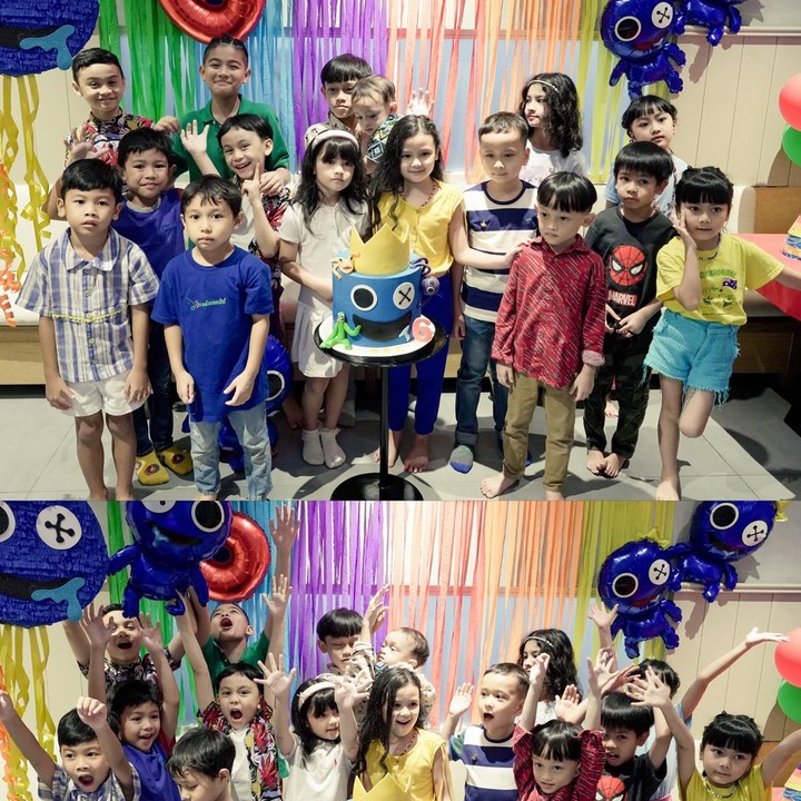 <p>Saat merayakan momen bertambahnya usia, Sea berbagi keceriaan bersama para sahabat dalam sebuah acara ulang tahun yang penuh warna. (Foto: Instagram @mrssharena)</p>
