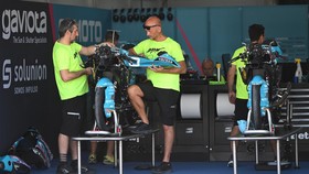 FOTO: Sibuk di Paddock Sirkuit, Start MotoGP Mandalika Tak Lama Lagi