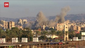 VIDEO: Penampakan Ledakan di Lebanon Akibat Gempuran Israel