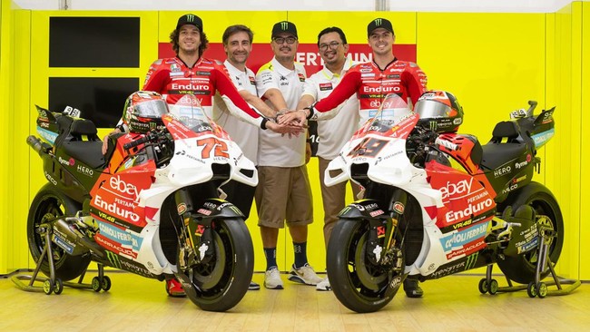 Pertamina Enduro VR46 Racing Team meluncurkan livery dan seragam pembalap edisi spesial untuk Pertamina Grand Prix of Indonesia 2024.