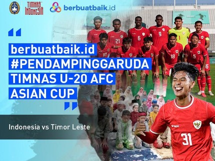 22 Anak Hafiz TPQ At-Taqwa Kebayoran Binaan Berbuatbaik.id Siap Jadi Pendamping Garuda Timnas U-20