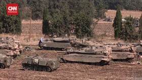 VIDEO: Tank Israel Tiba di Perbatasan Dekat Lebanon