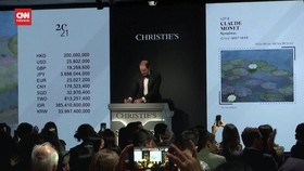 VIDEO: Lelang Lukisan Claude Monet Pecahkan Rekor Terjual Rp454 M