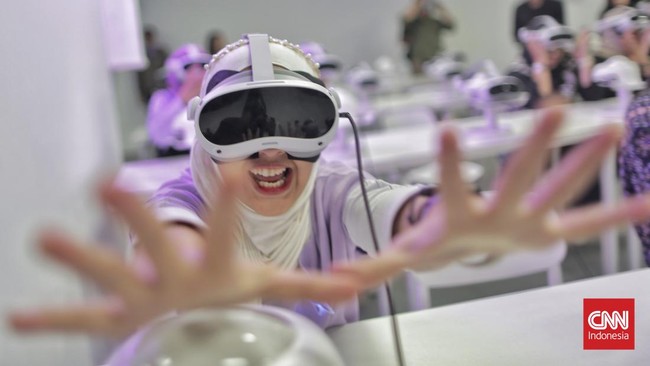 FOTO: Menikmati Konser Virtual Reality BTS