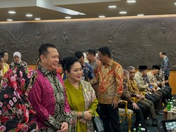 Titiek-Tutut Hadiri Silaturahmi Kebangsaan MPR, Disambut Bamsoet
