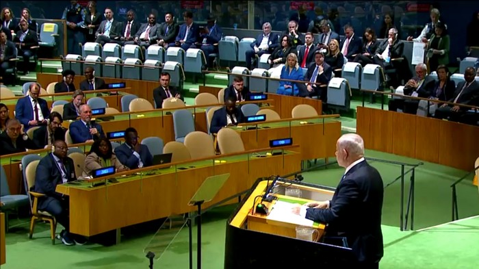Netanyahu di Sidang Majelis PBB.