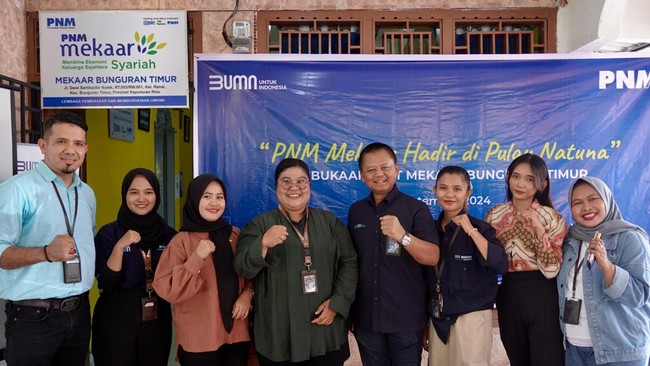 PNM melalui program Mekaar hadir menjadi solusi keuangan perempuan prasejahtera di Kabupaten Natuna, Kepulauan Riau yang masuk kategori wilayah 3T.